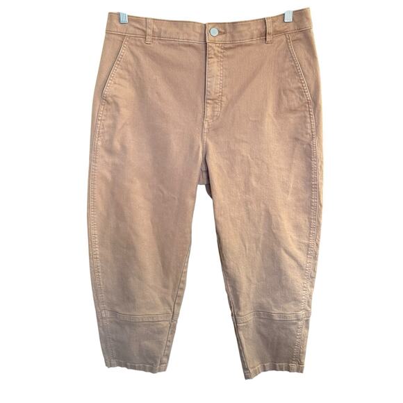 Everlane Utility Barrel Pant Women Oak Brown 16 Granolagirl Gorpcore Inseam 25.5 - Picture 1 of 9